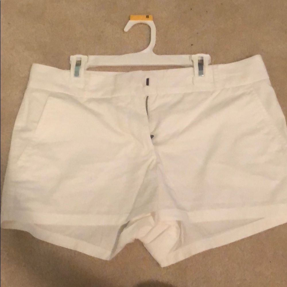 J Crew Chino Shorts White 4